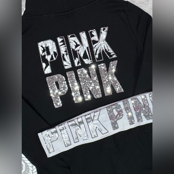 PINK Victoria's Secret Pants - VS PINK VINTAGE BLING TROPICAL PALM TREE BLING SET LARGE